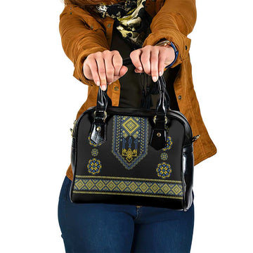 Ukraine Vyshyvanka Inspired Patterns Shoulder Handbag Ukraini Colors LT7