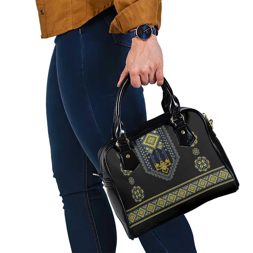 Ukraine Vyshyvanka Inspired Patterns Shoulder Handbag Ukraini Colors LT7