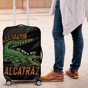 Alligator Alcatraz Luggage Cover ICE With A Bite LT7