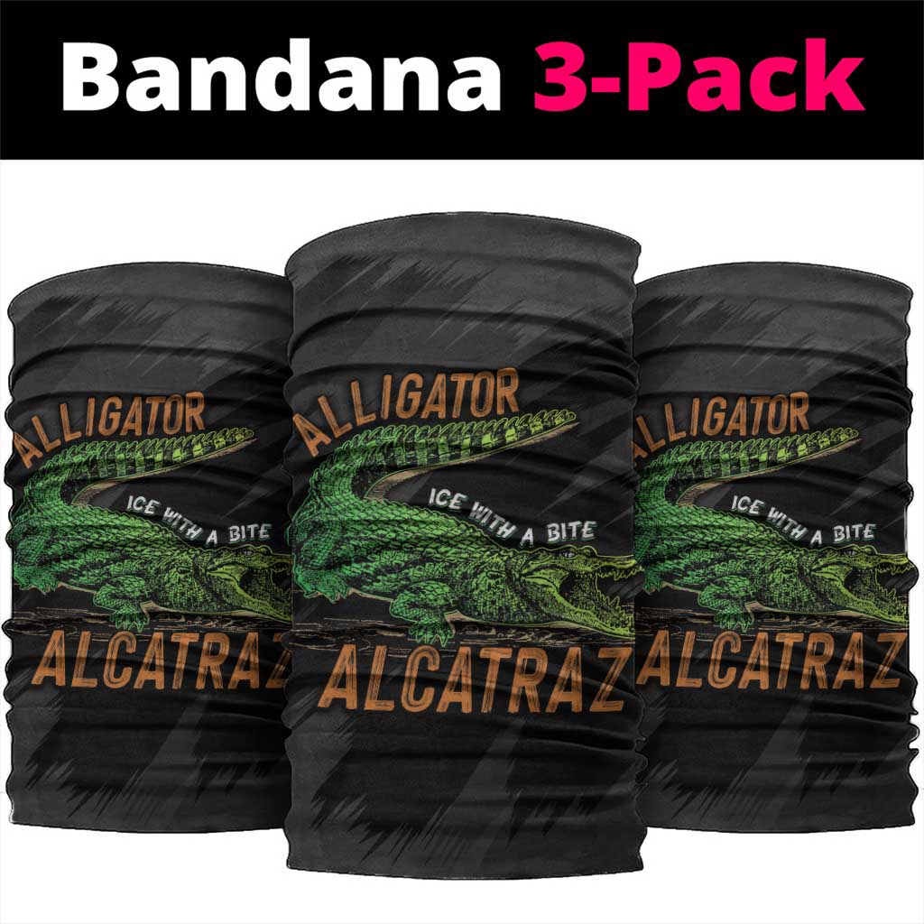 Alligator Alcatraz Neck Gaiter ICE With A Bite LT7