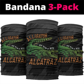 Alligator Alcatraz Neck Gaiter ICE With A Bite LT7