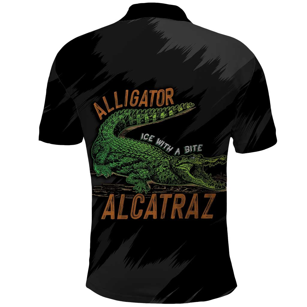 Alligator Alcatraz Polo Shirt ICE With A Bite LT7
