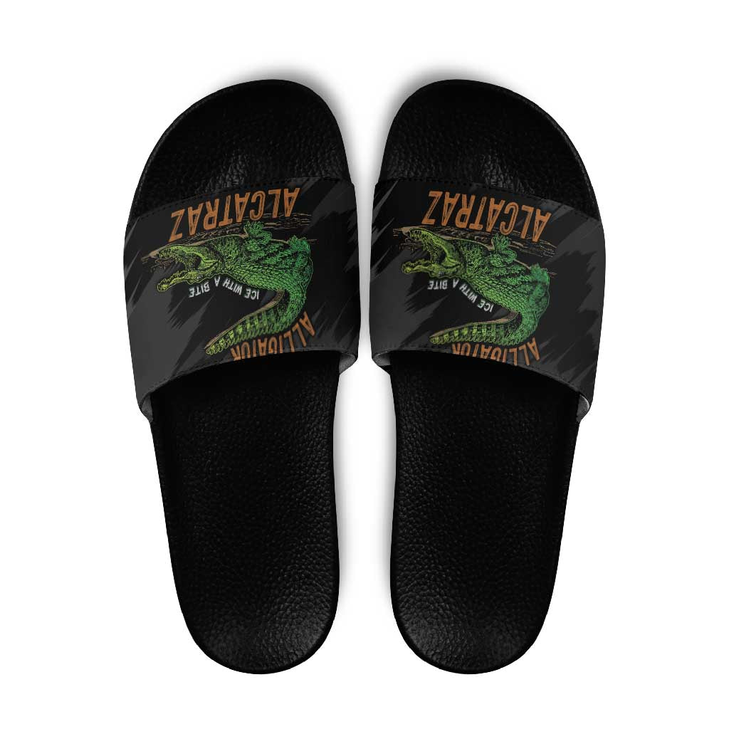 Alligator Alcatraz Slide Sandals ICE With A Bite LT7