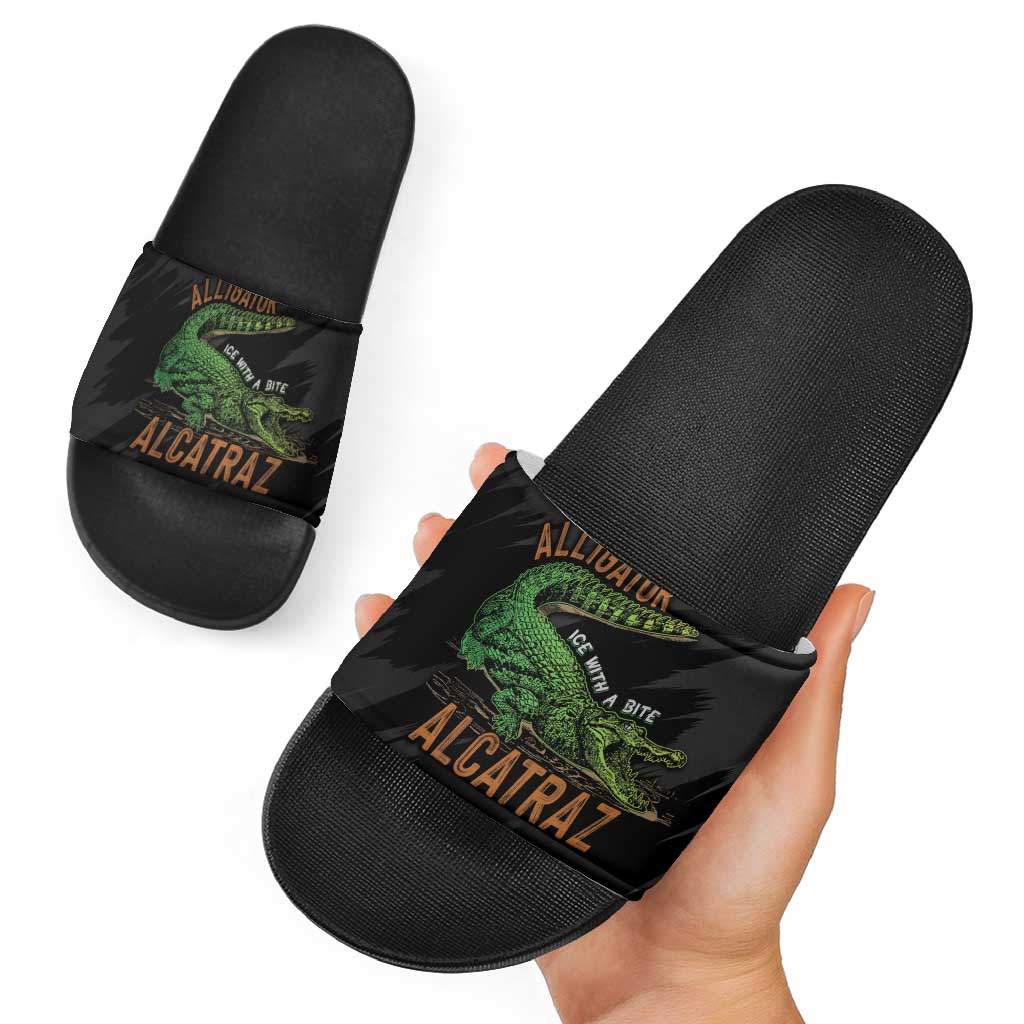 Alligator Alcatraz Slide Sandals ICE With A Bite LT7
