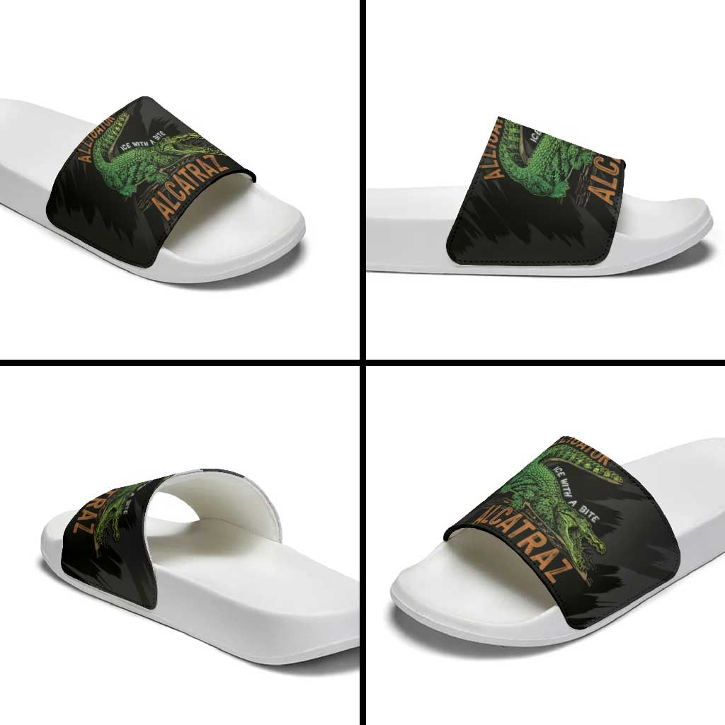 Alligator Alcatraz Slide Sandals ICE With A Bite LT7