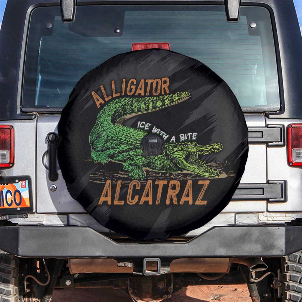 Alligator Alcatraz Spare Tire Cover ICE With A Bite LT7