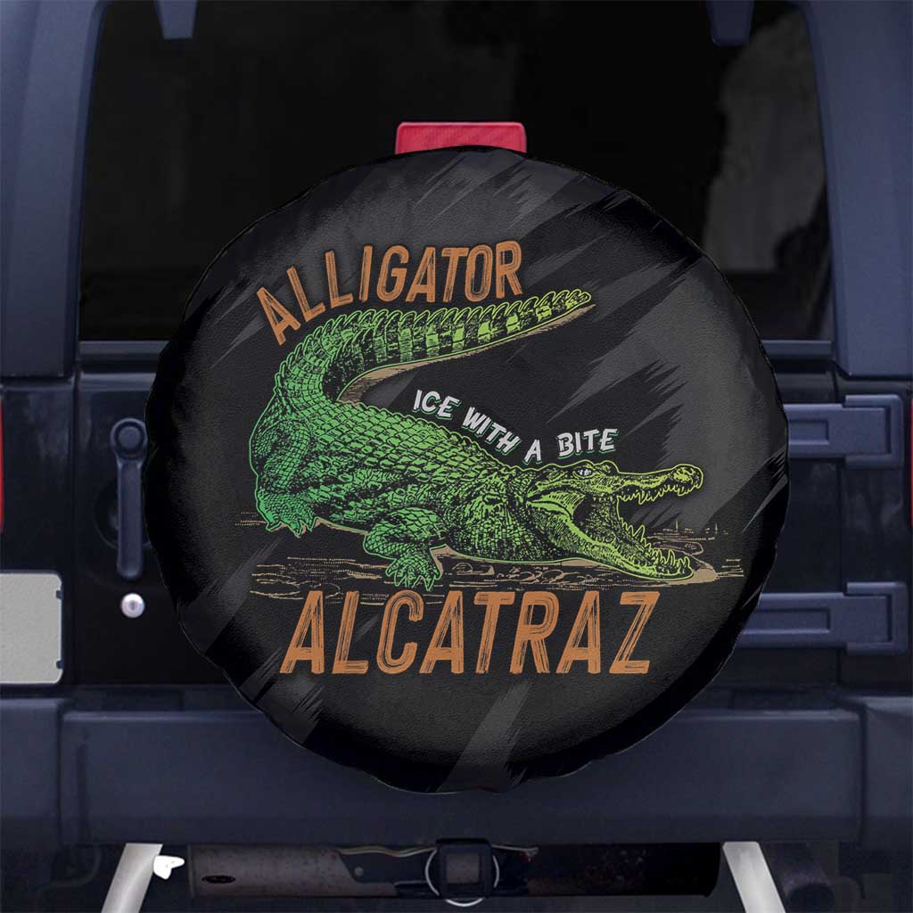 Alligator Alcatraz Spare Tire Cover ICE With A Bite LT7
