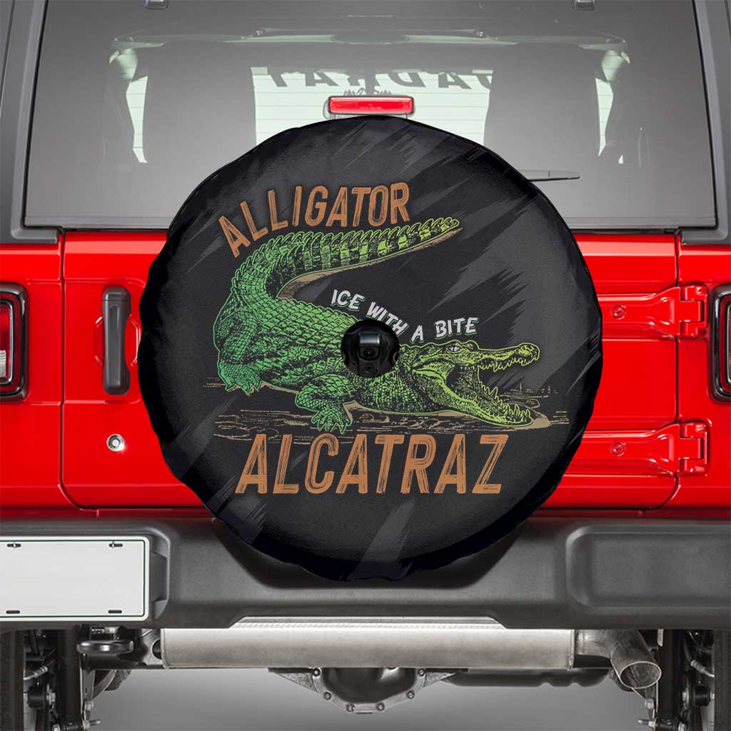Alligator Alcatraz Spare Tire Cover ICE With A Bite LT7