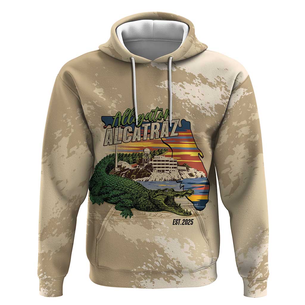 Alligator Alcatraz Retro Hoodie The Swamp LT7
