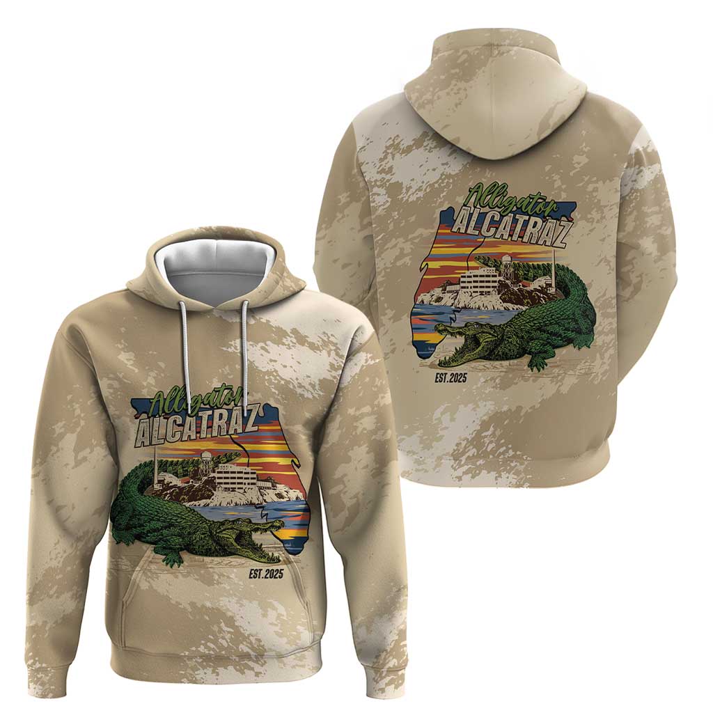 Alligator Alcatraz Retro Hoodie The Swamp LT7