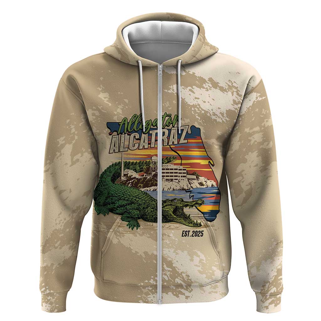 Alligator Alcatraz Retro Hoodie The Swamp LT7