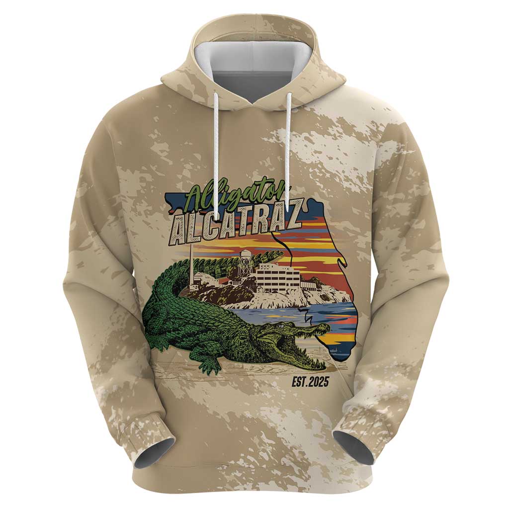 Alligator Alcatraz Retro Hoodie The Swamp LT7
