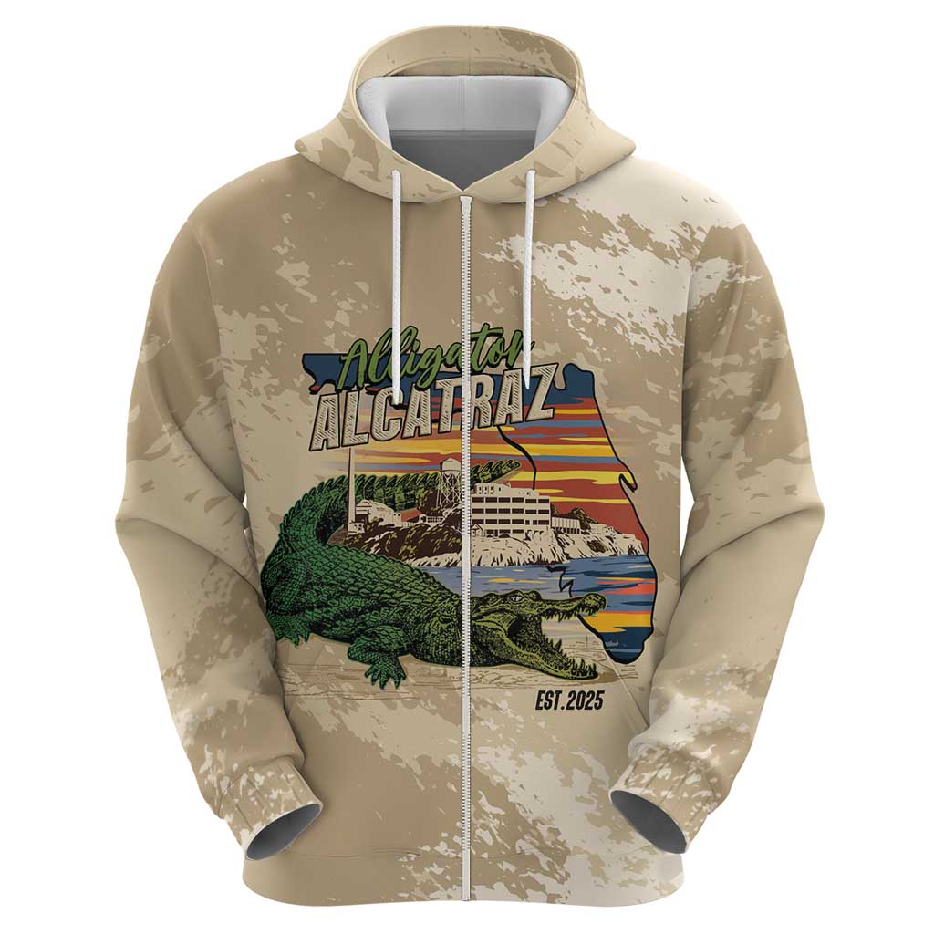 Alligator Alcatraz Retro Hoodie The Swamp LT7