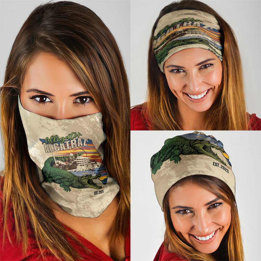 Alligator Alcatraz Retro Neck Gaiter The Swamp LT7
