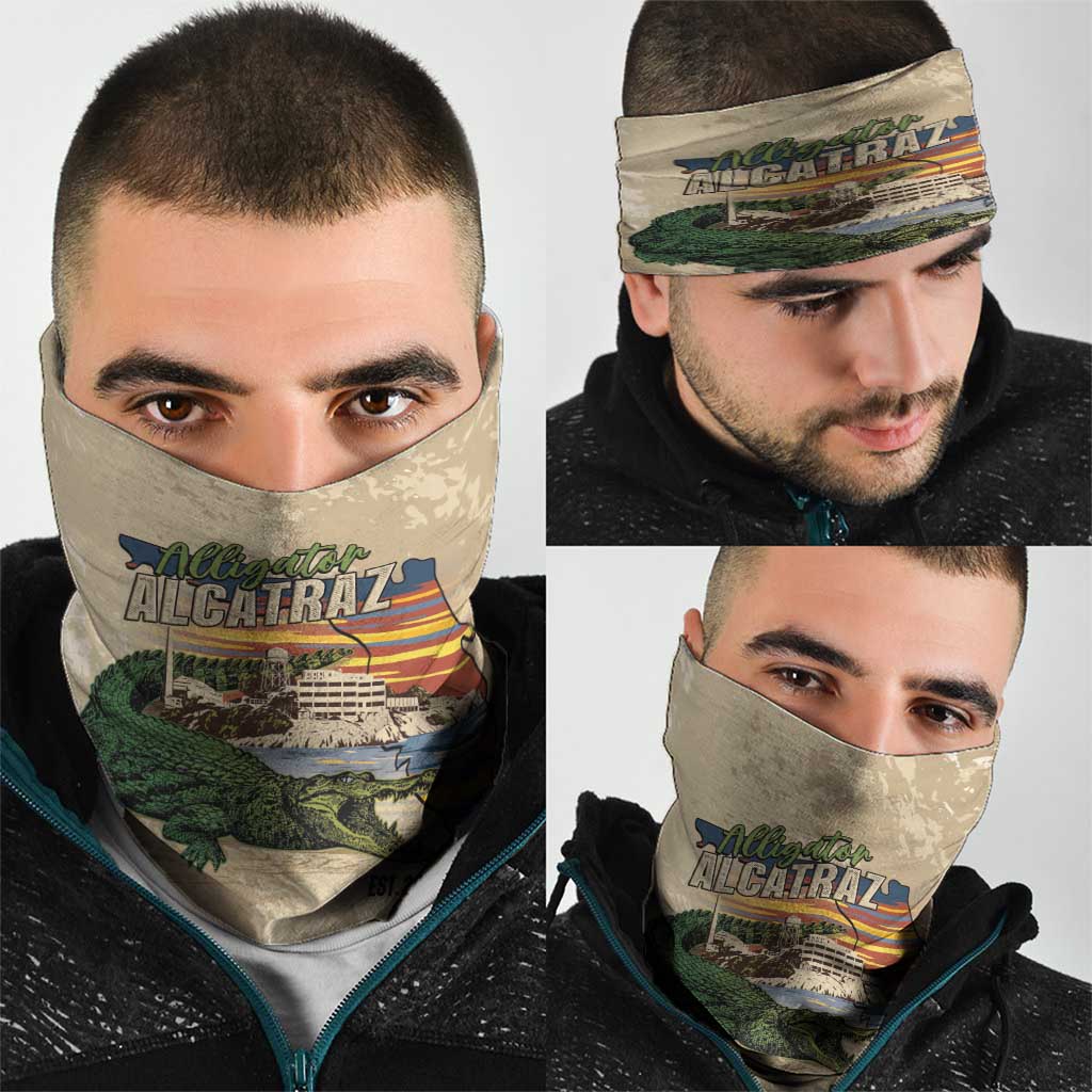 Alligator Alcatraz Retro Neck Gaiter The Swamp LT7