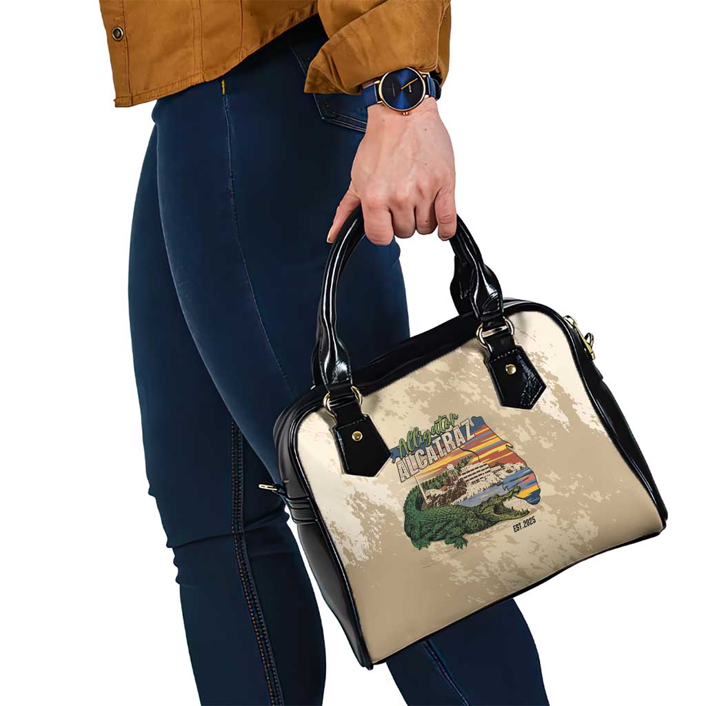 Alligator Alcatraz Retro Shoulder Handbag The Swamp LT7