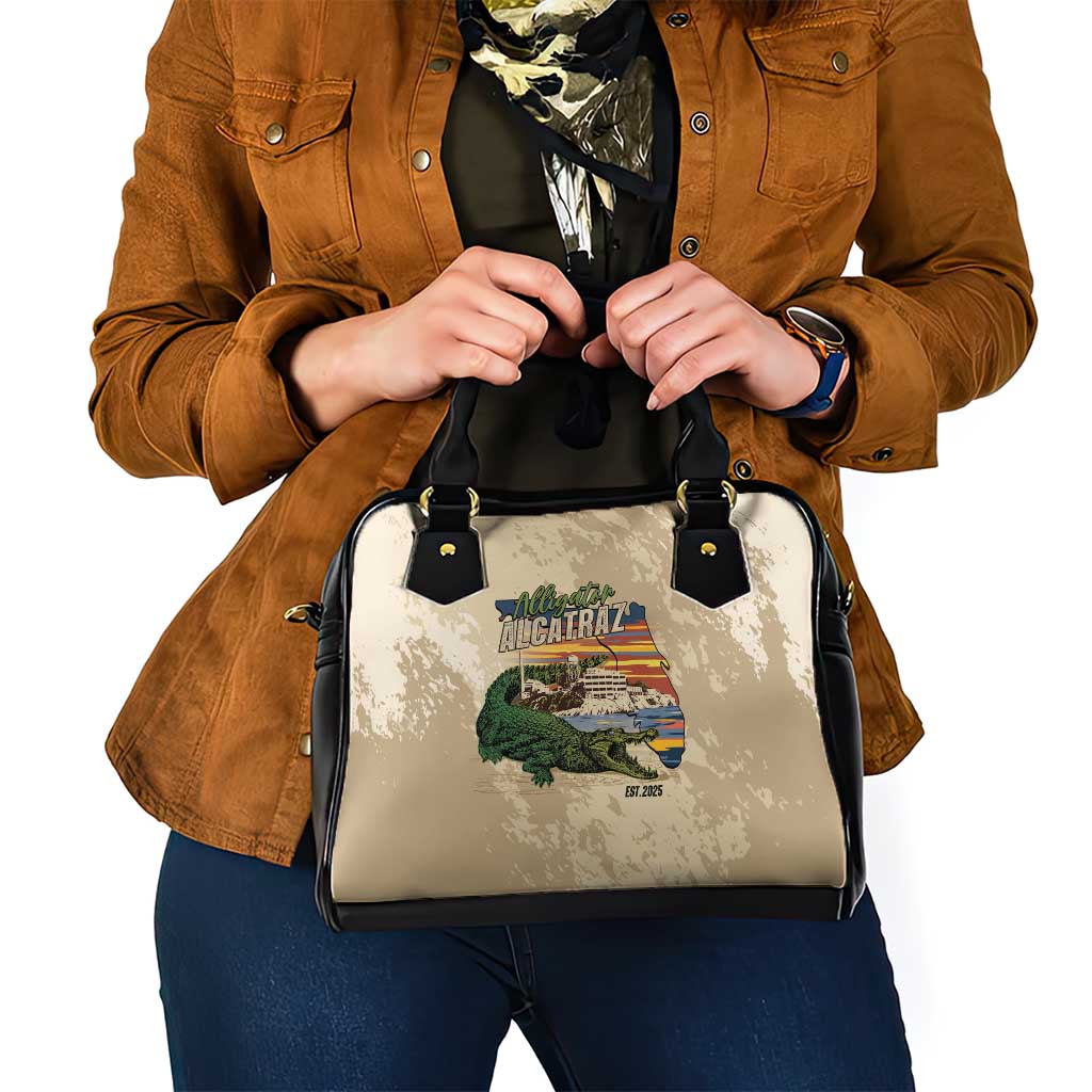 Alligator Alcatraz Retro Shoulder Handbag The Swamp LT7
