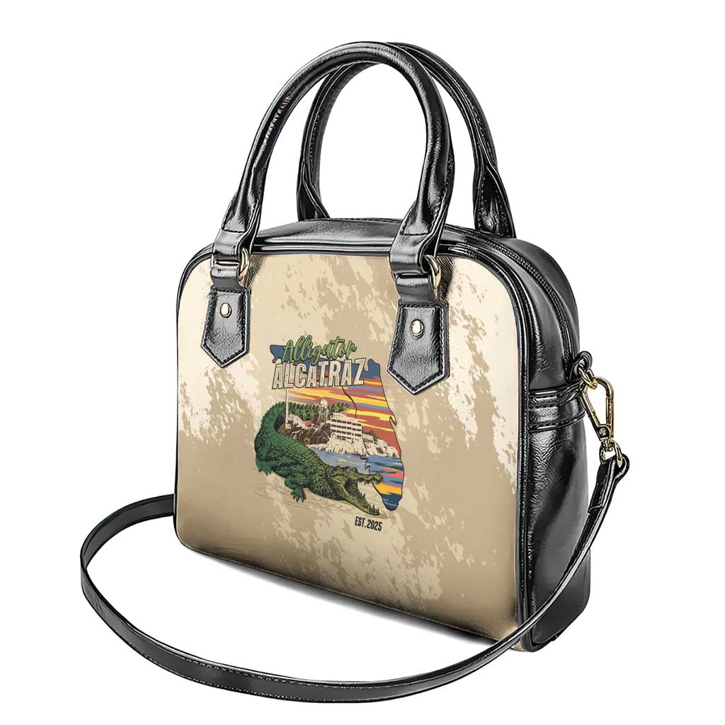 Alligator Alcatraz Retro Shoulder Handbag The Swamp LT7