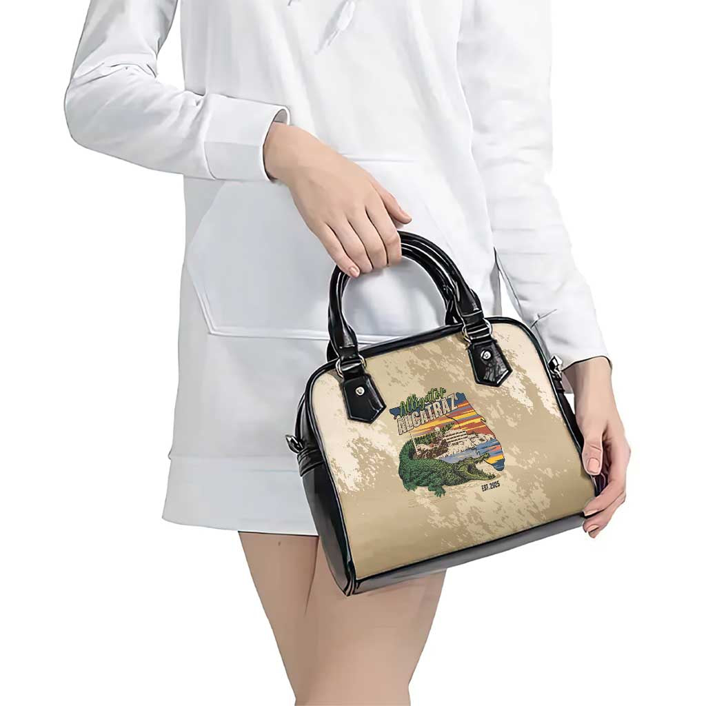Alligator Alcatraz Retro Shoulder Handbag The Swamp LT7