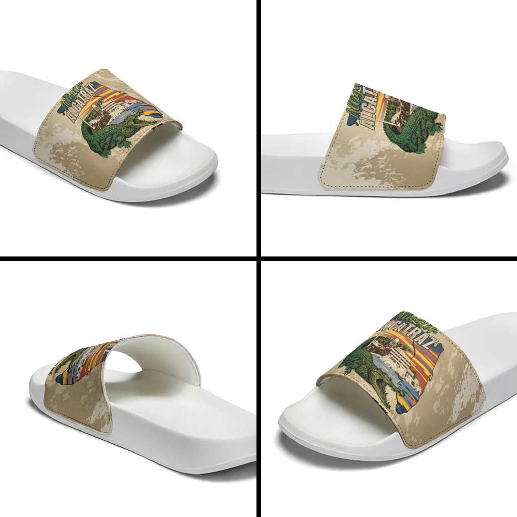 Alligator Alcatraz Retro Slide Sandals The Swamp LT7