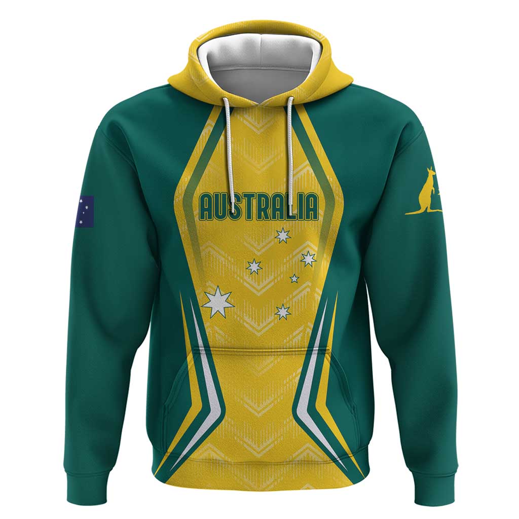 Australia 2024 Olympics Custom Hoodie Rise of the Roos LT7