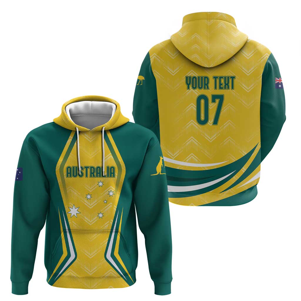 Australia 2024 Olympics Custom Hoodie Rise of the Roos LT7