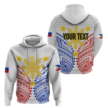 Custom Philippines Independence Day Hoodie Tribal Sun and Stars Ver 01 LT7