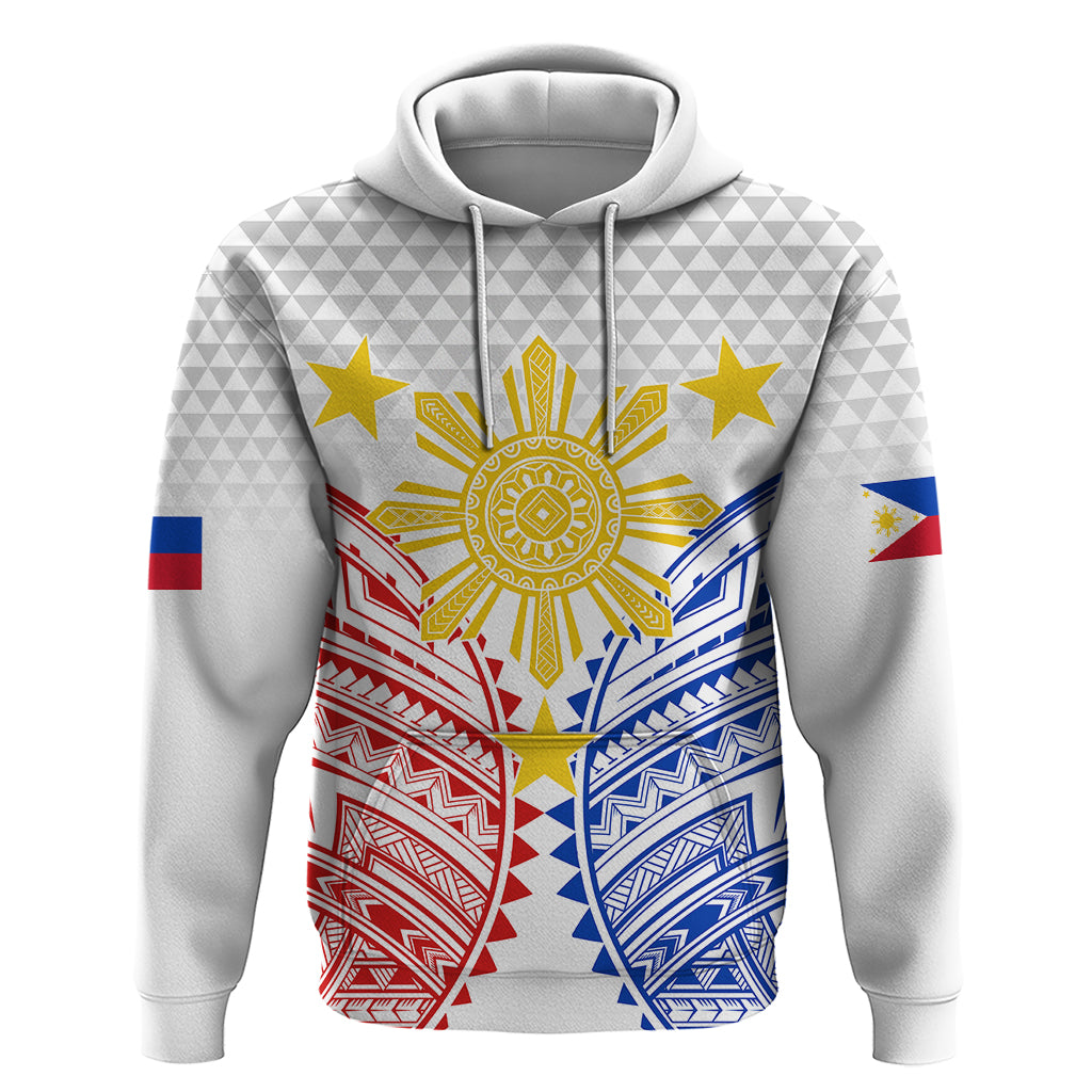 Custom Philippines Independence Day Hoodie Tribal Sun and Stars Ver 01 LT7