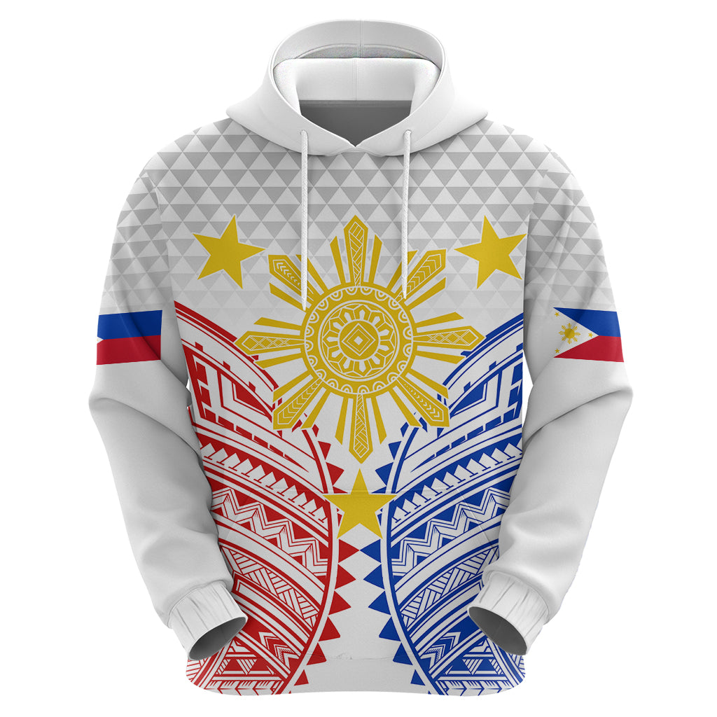 Custom Philippines Independence Day Hoodie Tribal Sun and Stars Ver 01 LT7