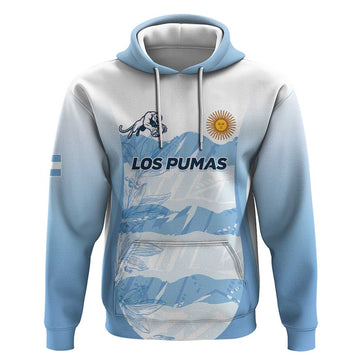Argentina Rugby Los Pumas Custom Hoodie Traditional Colors LT7