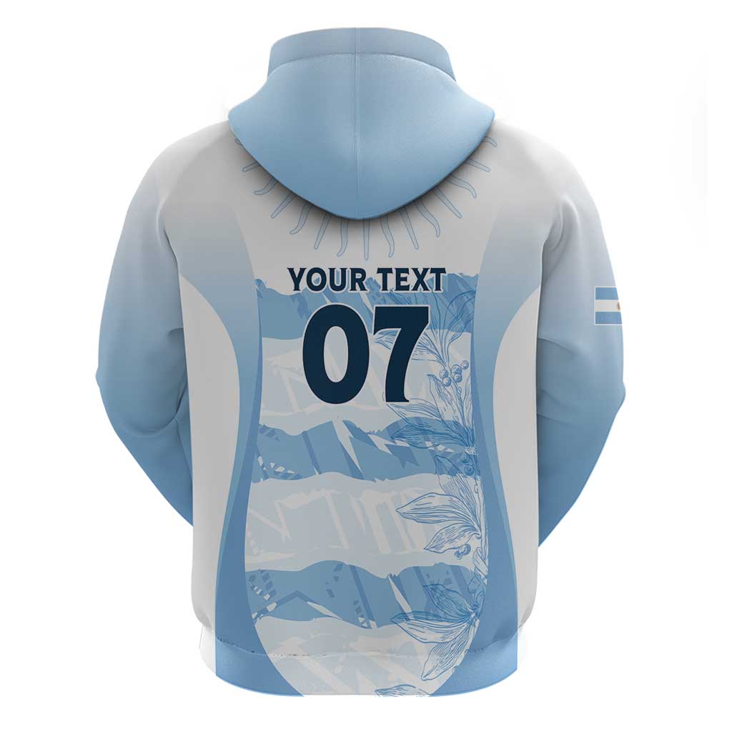 Argentina Rugby Los Pumas Custom Hoodie Traditional Colors LT7
