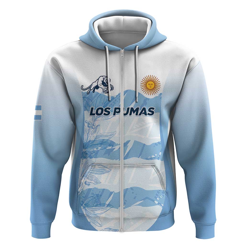 Argentina Rugby Los Pumas Custom Hoodie Traditional Colors LT7