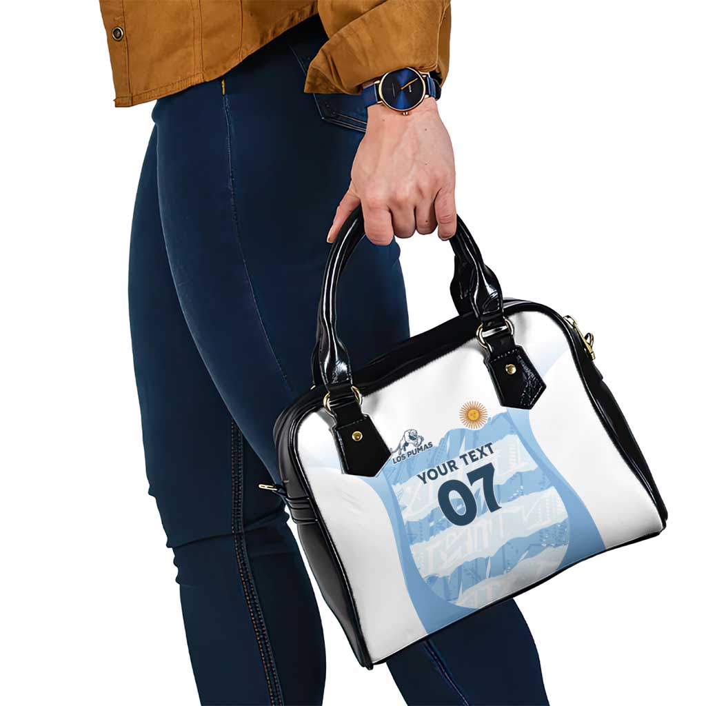 Argentina Rugby Los Pumas Custom Shoulder Handbag Traditional Colors LT7