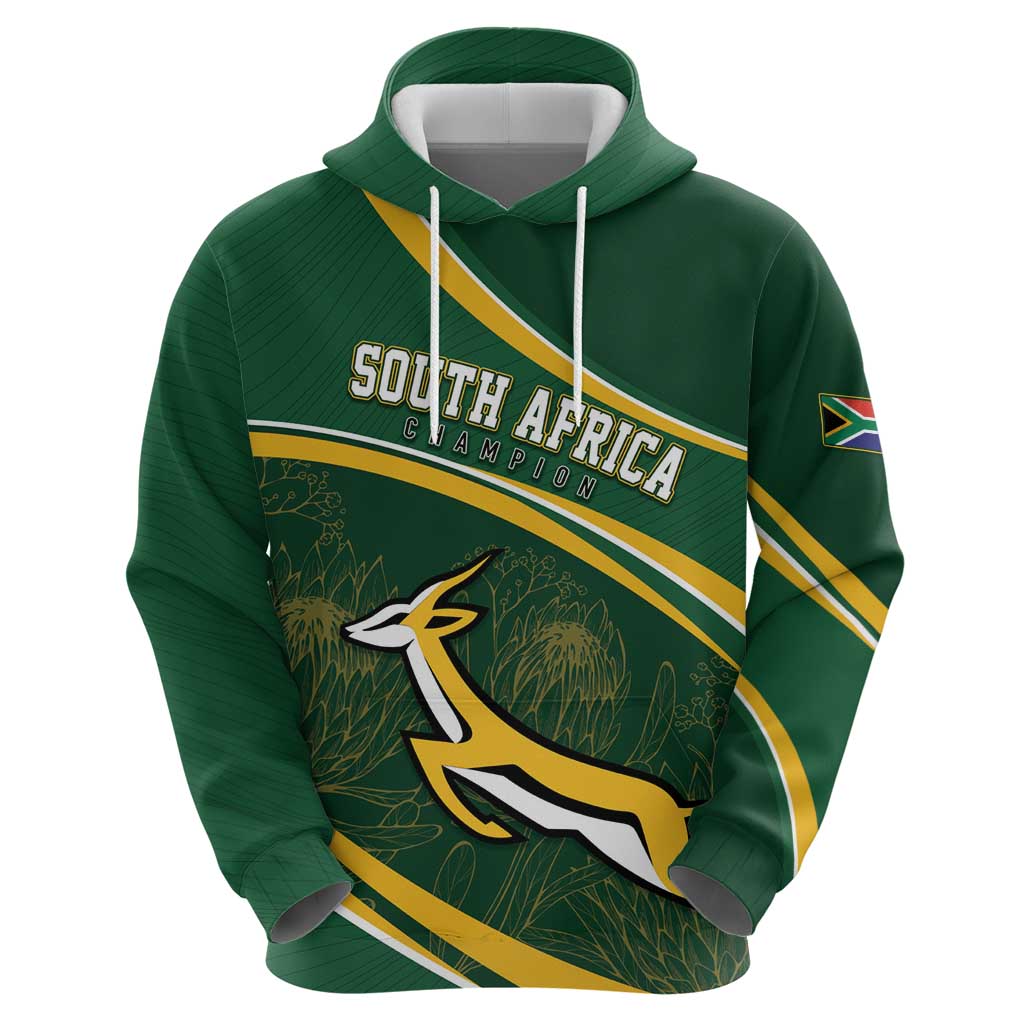 South Africa Rugby Personalized Bokke Hoodie Springboks - Stronger Together LT7