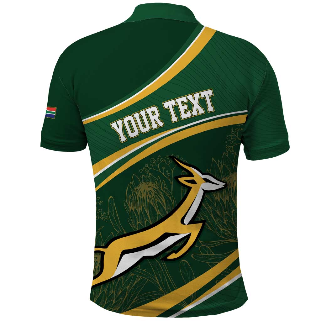 South Africa Rugby Personalized Bokke Polo Shirt Springboks - Stronger Together LT7