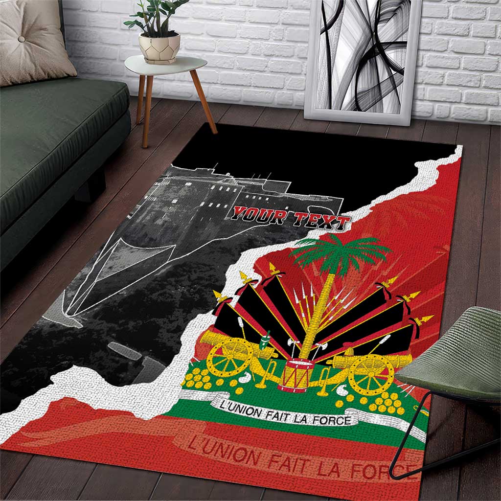 Personalized Haiti First Black Republic 1804 Area Rug Ayiti Citadel Laferriere LT7