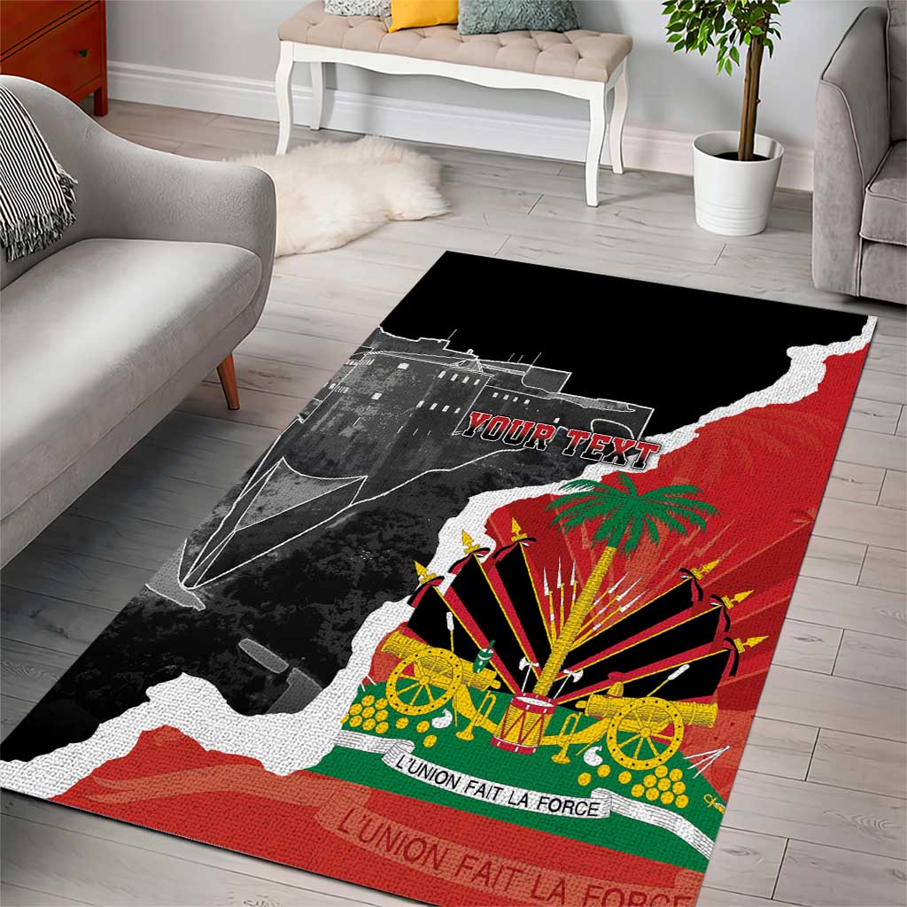 Personalized Haiti First Black Republic 1804 Area Rug Ayiti Citadel Laferriere LT7