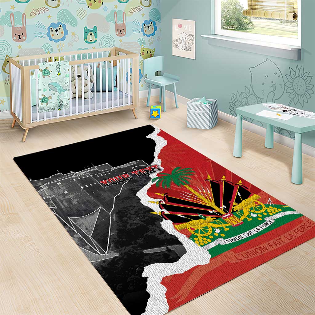 Personalized Haiti First Black Republic 1804 Area Rug Ayiti Citadel Laferriere LT7