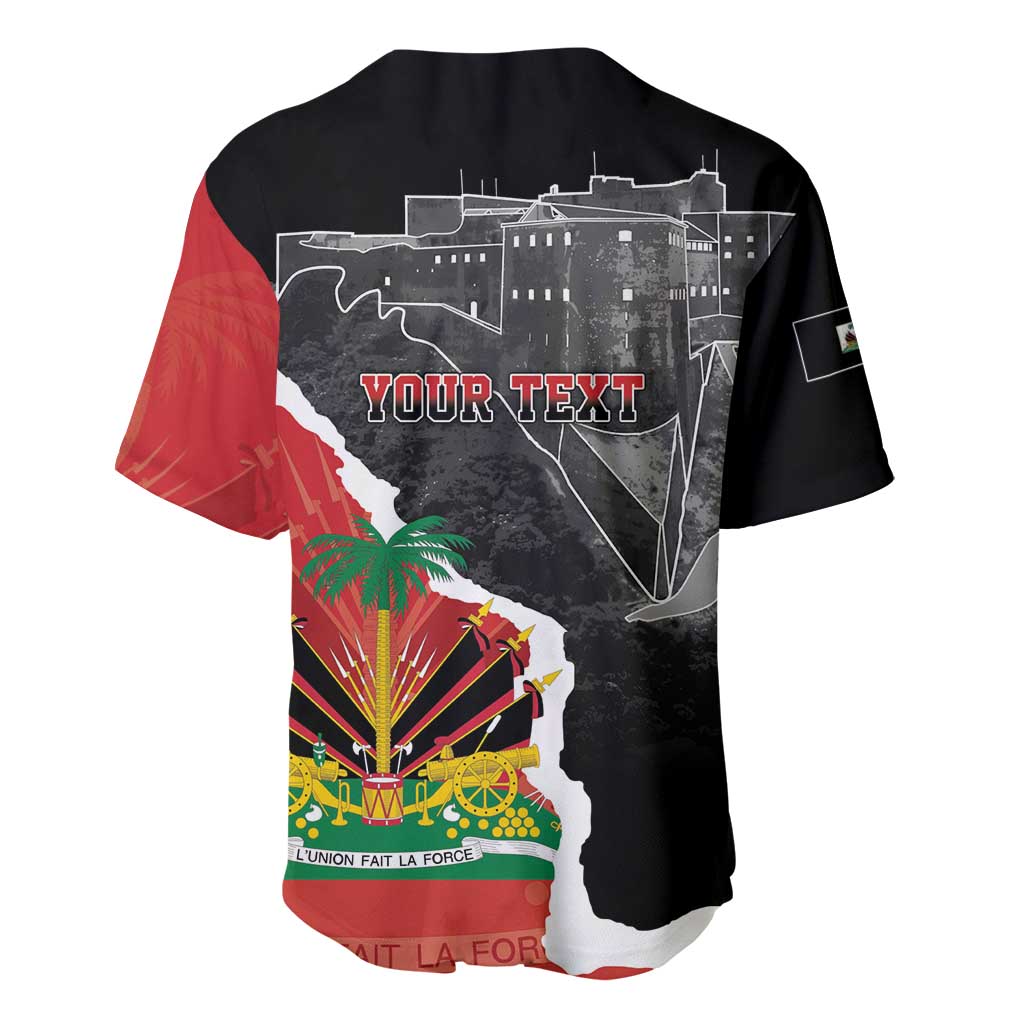 Personalized Haiti First Black Republic 1804 Baseball Jersey Ayiti Citadel Laferriere LT7