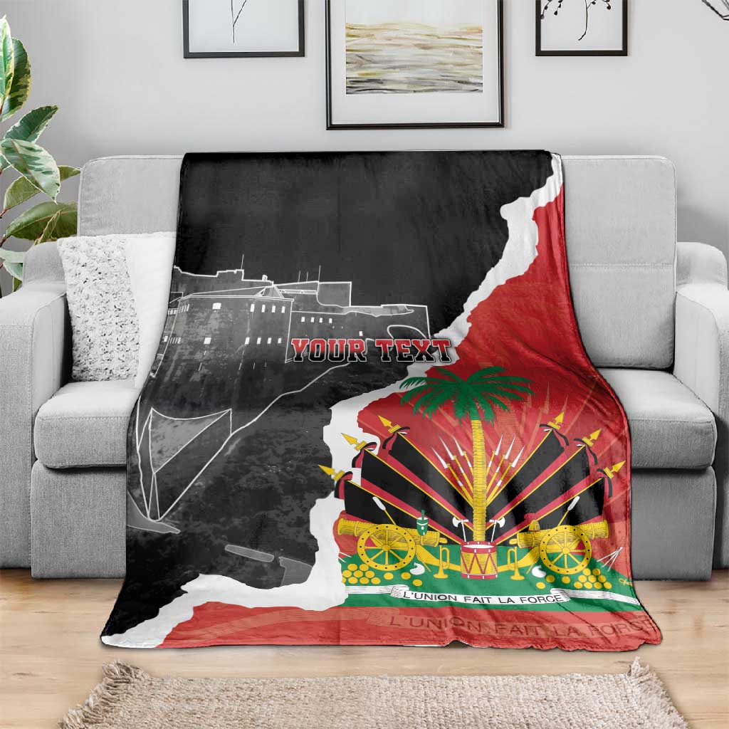 Personalized Haiti First Black Republic 1804 Blanket Ayiti Citadel Laferriere LT7