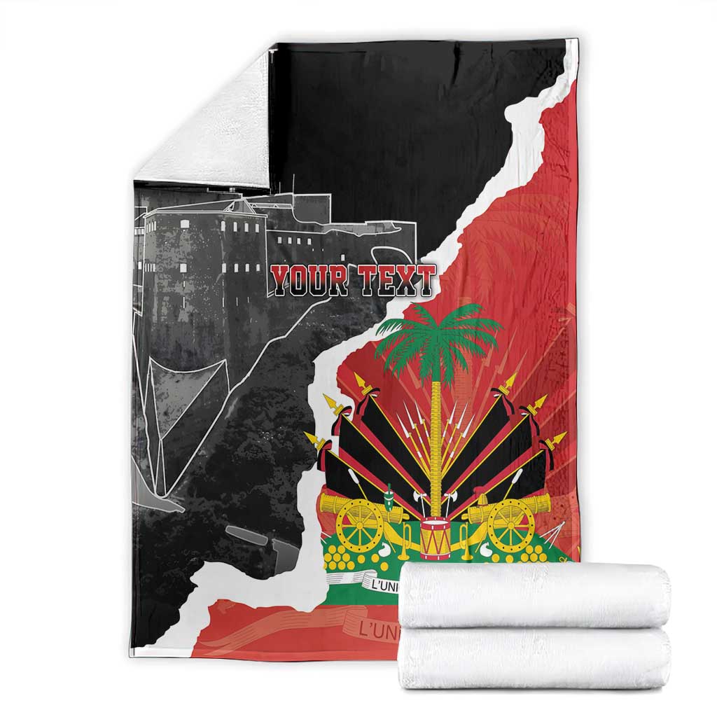 Personalized Haiti First Black Republic 1804 Blanket Ayiti Citadel Laferriere LT7