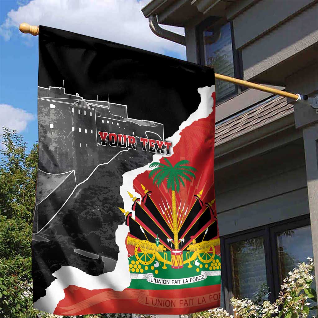 Personalized Haiti First Black Republic 1804 Garden Flag Ayiti Citadel Laferriere LT7