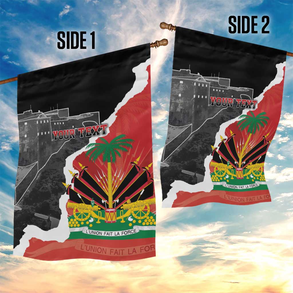 Personalized Haiti First Black Republic 1804 Garden Flag Ayiti Citadel Laferriere LT7