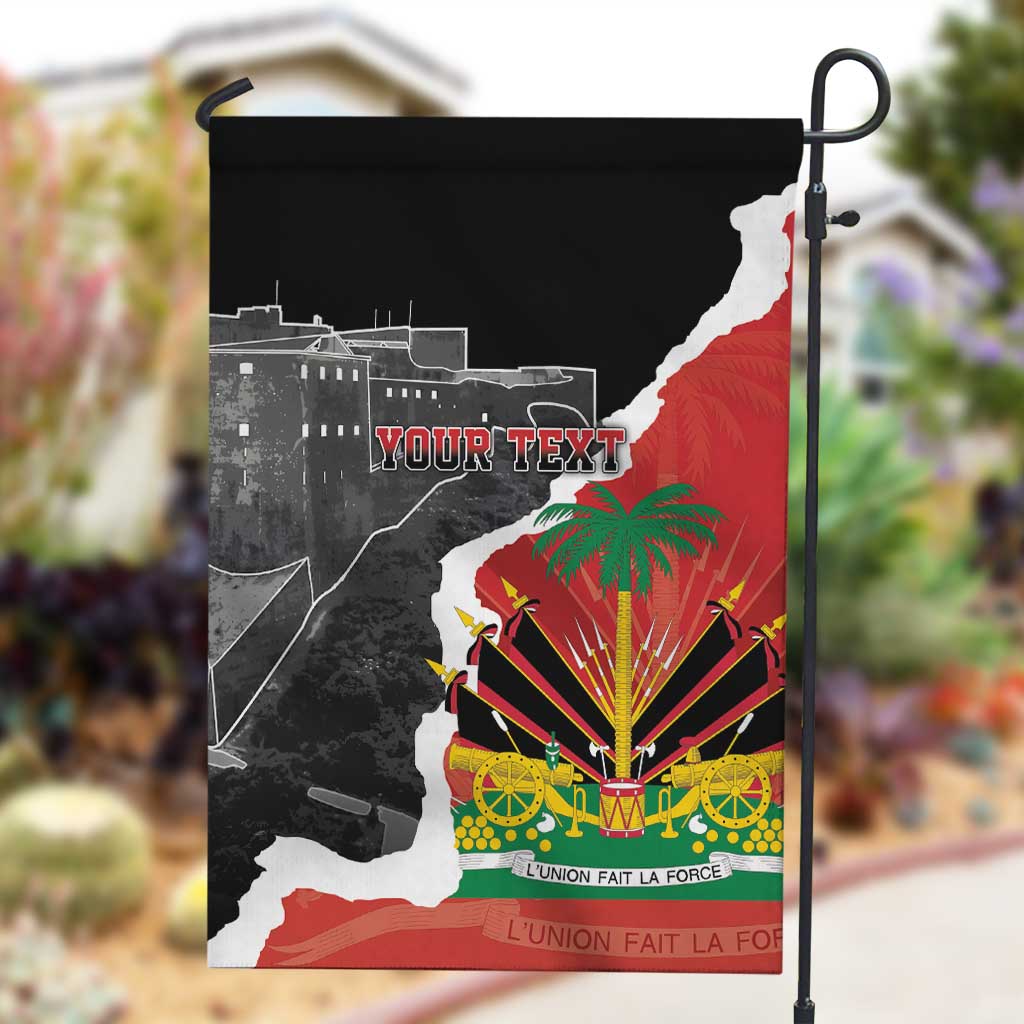 Personalized Haiti First Black Republic 1804 Garden Flag Ayiti Citadel Laferriere LT7