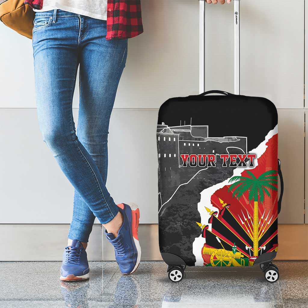 Personalized Haiti First Black Republic 1804 Luggage Cover Ayiti Citadel Laferriere LT7