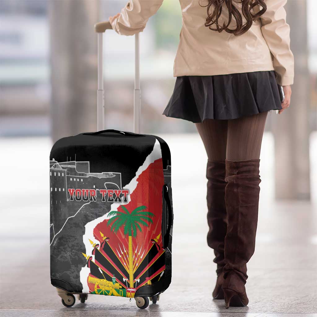 Personalized Haiti First Black Republic 1804 Luggage Cover Ayiti Citadel Laferriere LT7