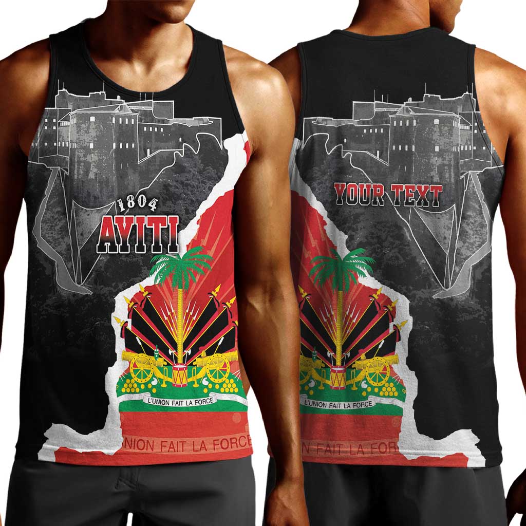 Personalized Haiti First Black Republic 1804 Men Tank Top Ayiti Citadel Laferriere LT7