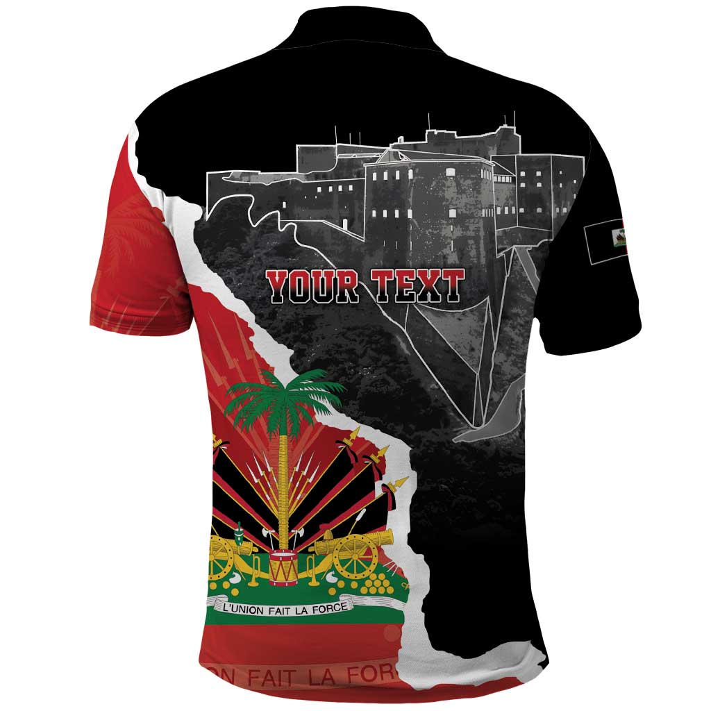 Personalized Haiti First Black Republic 1804 Polo Shirt Ayiti Citadel Laferriere LT7