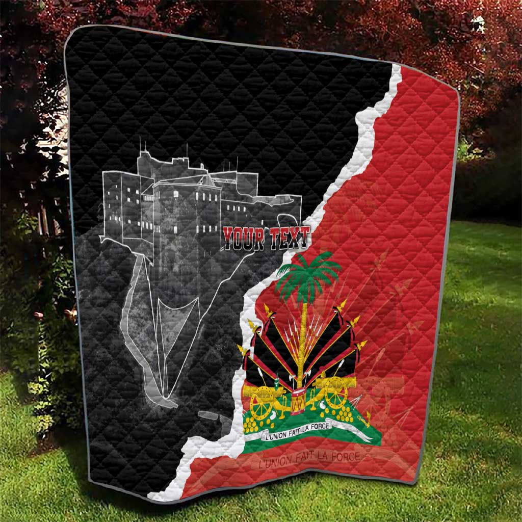 Personalized Haiti First Black Republic 1804 Quilt Ayiti Citadel Laferriere LT7