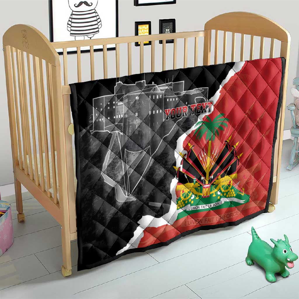 Personalized Haiti First Black Republic 1804 Quilt Ayiti Citadel Laferriere LT7